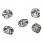 Zdjęcie - Metalowe koraliki spiralki 11mm